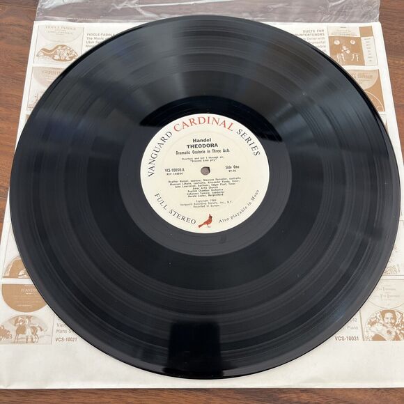 Handel Theodora Dramatic Oratorio 3xLP Box Set Vanguard VCS-10050/1/2 1969 - Picture 4 of 11